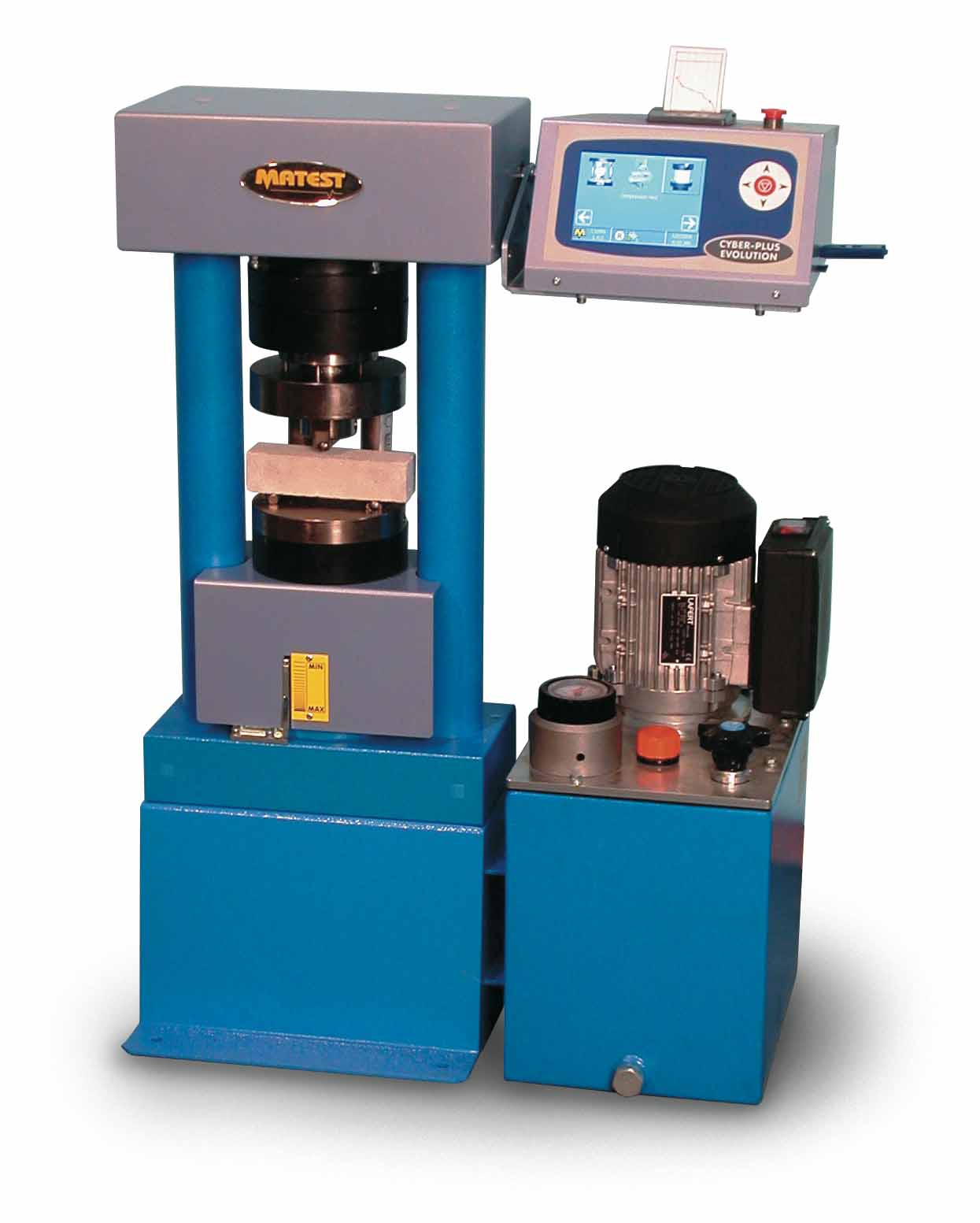 COMPRESSION AND FLEXURAL MACHINE DUAL RANGE 500/15 kN, CYBER-PLUS EVOLUTION